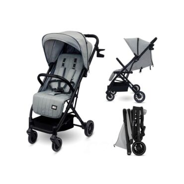 Neobreez PENTA Compact Stroller (0-3Yrs) Max 15kg - Medium Gray