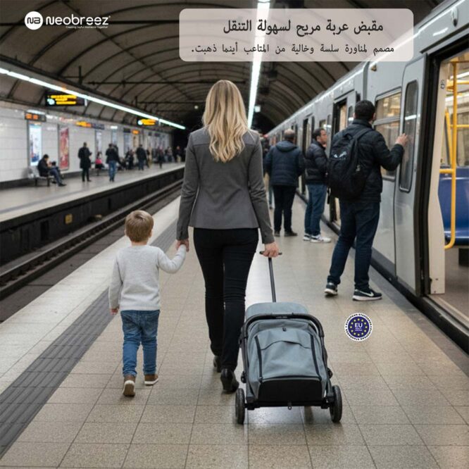 Neobreez PENTA Compact Stroller (0-3Yrs) Max 15kg - Medium Gray