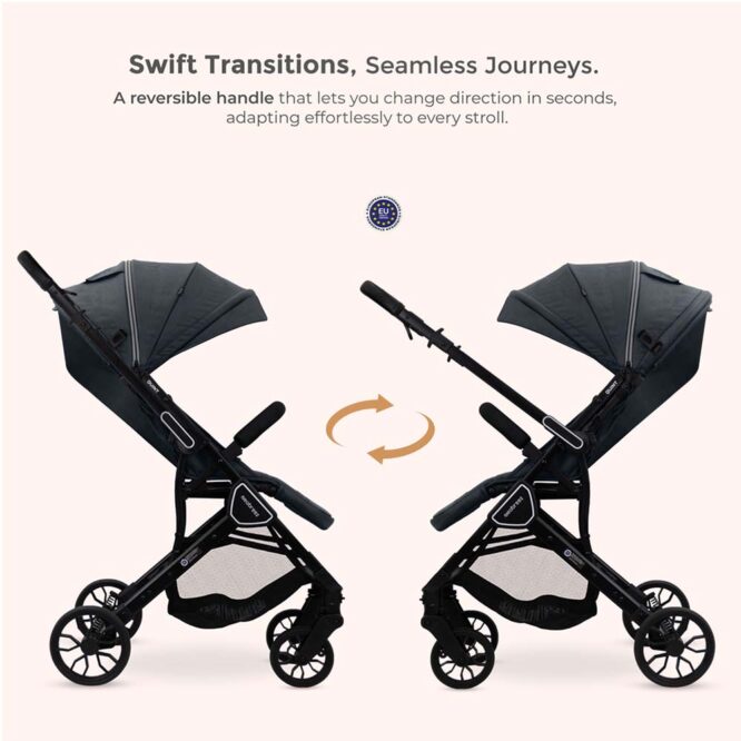 Neobreez QUINT Reversible Stroller (0-4Yrs) Max 22kg - Gray