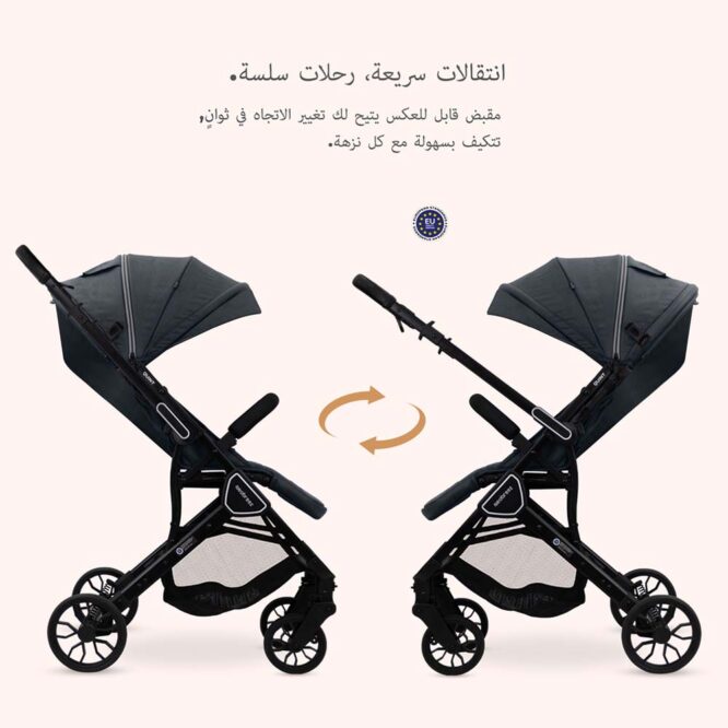 Neobreez QUINT Reversible Stroller (0-4Yrs) Max 22kg - Gray
