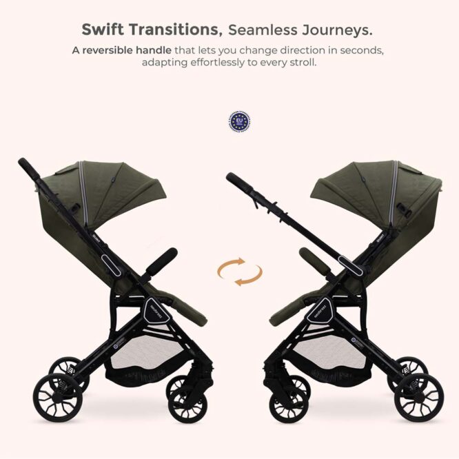 Neobreez QUINT Reversible Stroller (0-4Yrs) Max 22kg - Green