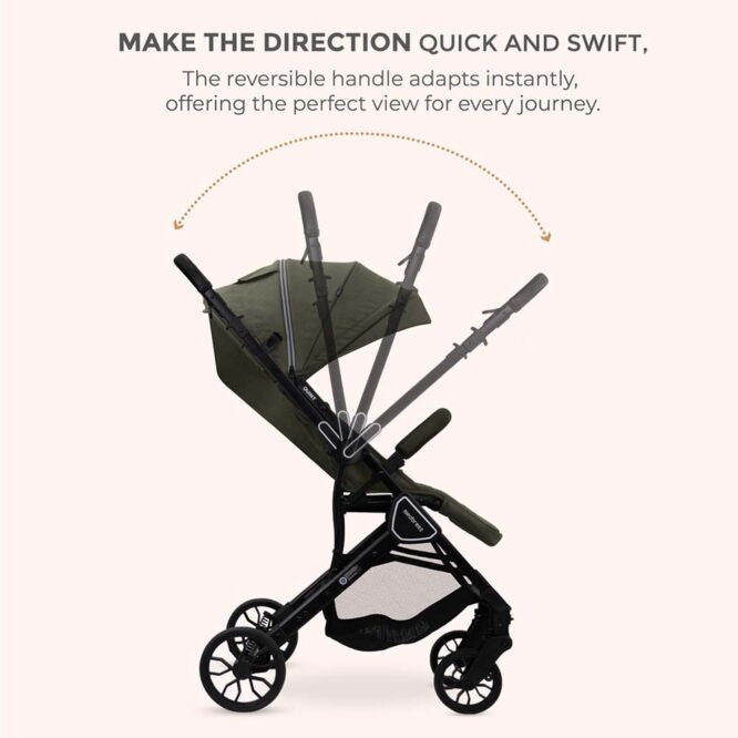 Neobreez QUINT Reversible Stroller (0-4Yrs) Max 22kg - Green