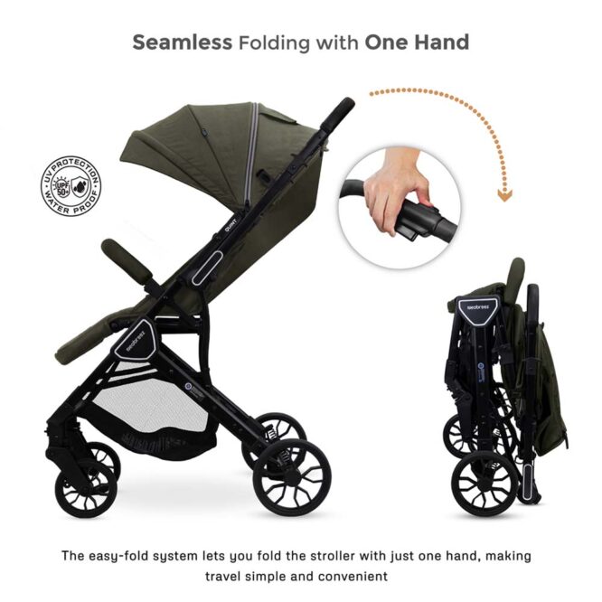 Neobreez QUINT Reversible Stroller (0-4Yrs) Max 22kg - Green