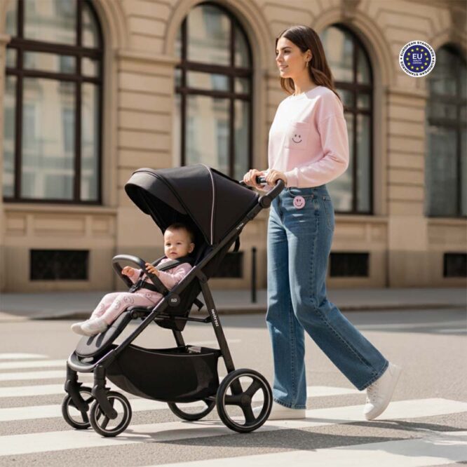 Neobreez TETRA All-Terrain Stroller (0-4Yrs) Max 22kg - Black