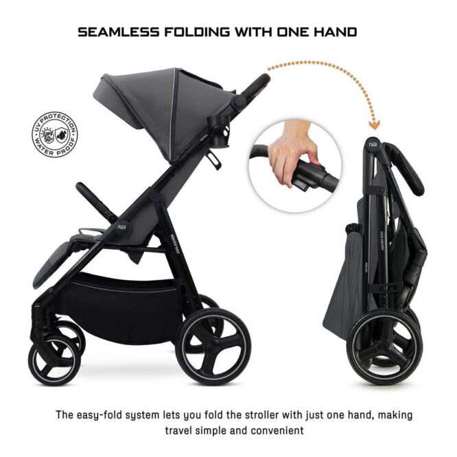 Neobreez TETRA All-Terrain Stroller (0-4Yrs) Max 22kg - Dark Gray