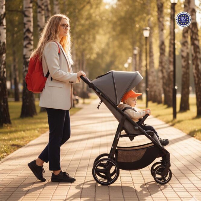 Neobreez TETRA All-Terrain Stroller (0-4Yrs) Max 22kg - Dark Gray