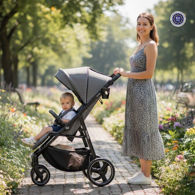 Neobreez TETRA All-Terrain Stroller (0-4Yrs) Max 22kg - Dark Gray