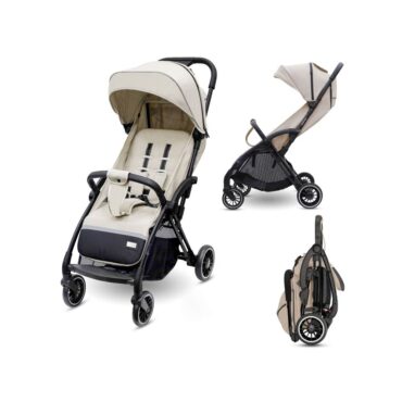 Neobreez THETA Auto Fold Stroller (0-4Yrs) Max 22kg - Beige