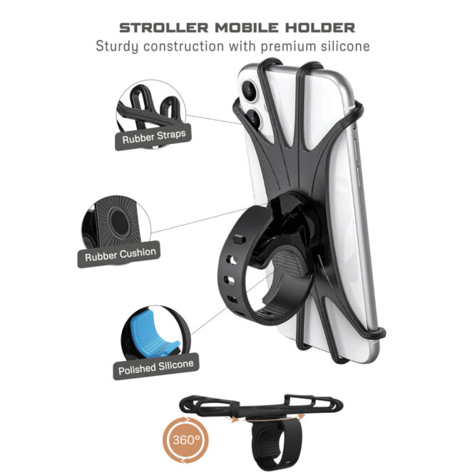 Neobreez Universal Phone Holder - Black