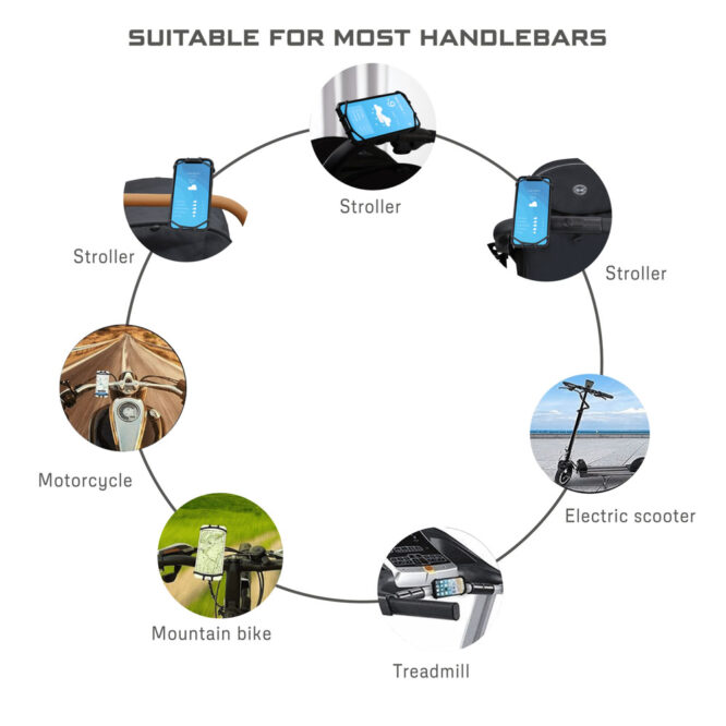 Neobreez Universal Phone Holder - Black