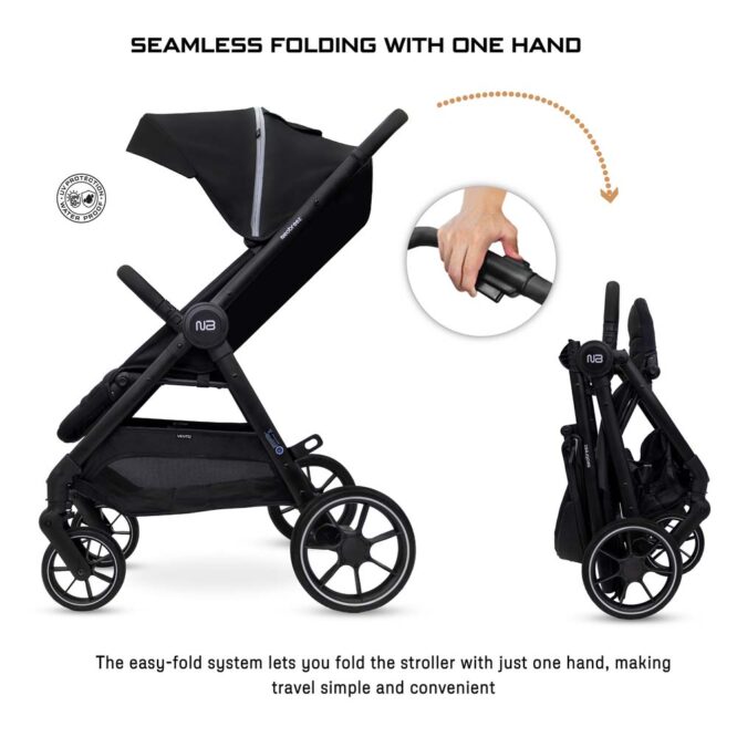 Neobreez VENTO All-Terrain Stroller (0-4Yrs) Max 22kg - Black