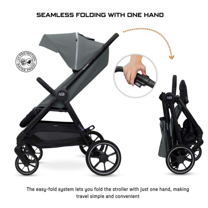 Neobreez VENTO All-Terrain Stroller (0-4Yrs) Max 22kg - Dark Gray