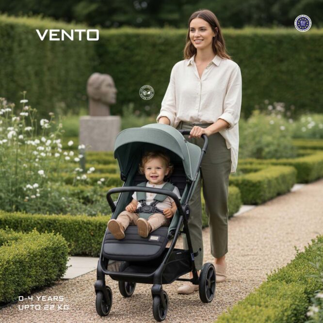 Neobreez VENTO All-Terrain Stroller (0-4Yrs) Max 22kg - Dark Gray