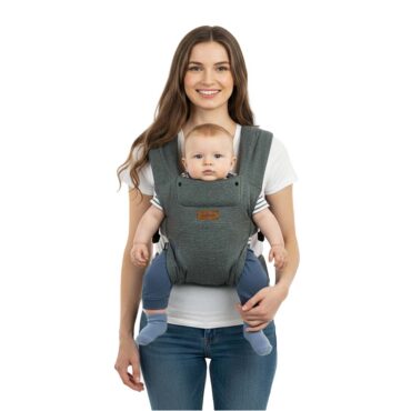 Neobreez ZAVII 2-In-1 Baby Carrier (0m+) Up to 3.5-12kg - Dark Gray