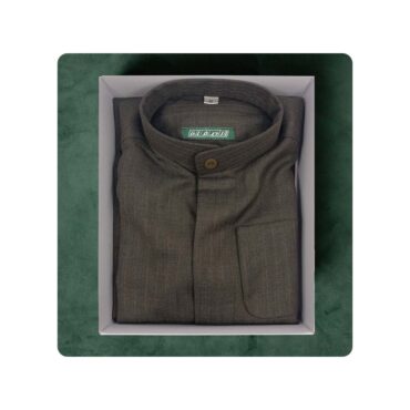 Al Safat Children's Winter Dishdasha - Dark Brown