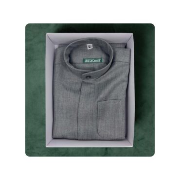 Al Safat Children's Winter Dishdasha - Medium Gray