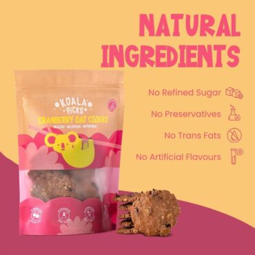 Koala Picks Cranberry Oat Cookies 160g
