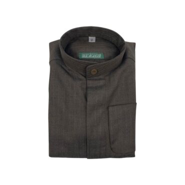 Al Safat Children's Winter Dishdasha - Dark Brown