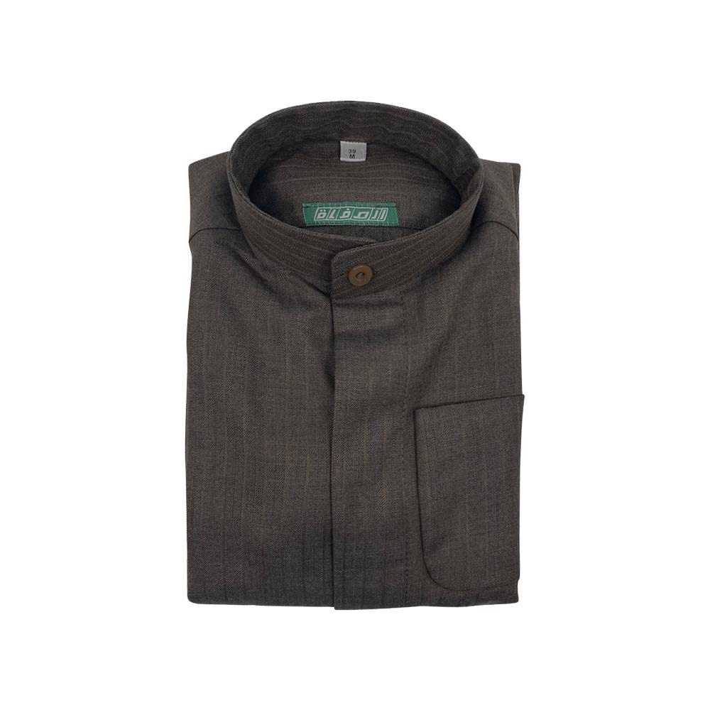 Al Safat Children's Winter Dishdasha - Dark Brown