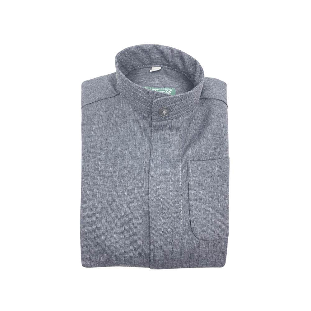 Al Safat Children's Winter Dishdasha - Medium Gray