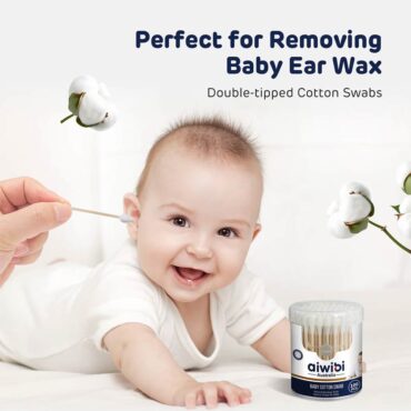 Aiwibi Baby Cotton Swabs – 100 Pcs Aiwibi Baby Cotton Swabs - 100 Pcs