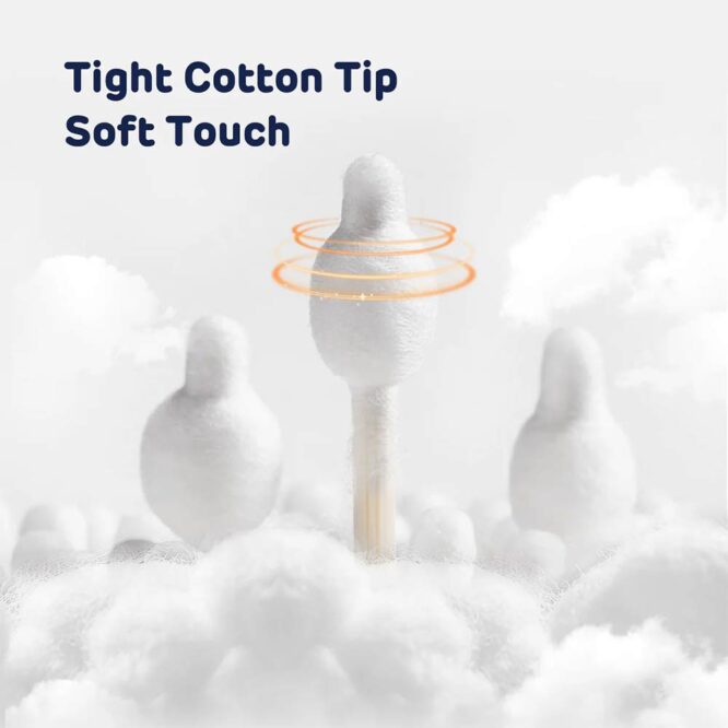 Aiwibi Baby Cotton Swabs - 100 Pcs