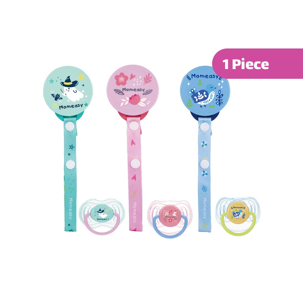 Momeasy Pacifier With Pacifier Clip (6m+)