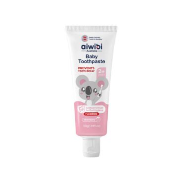 Aiwibi Baby Toothpaste Strawberry Flavor (2Yrs+) 50g