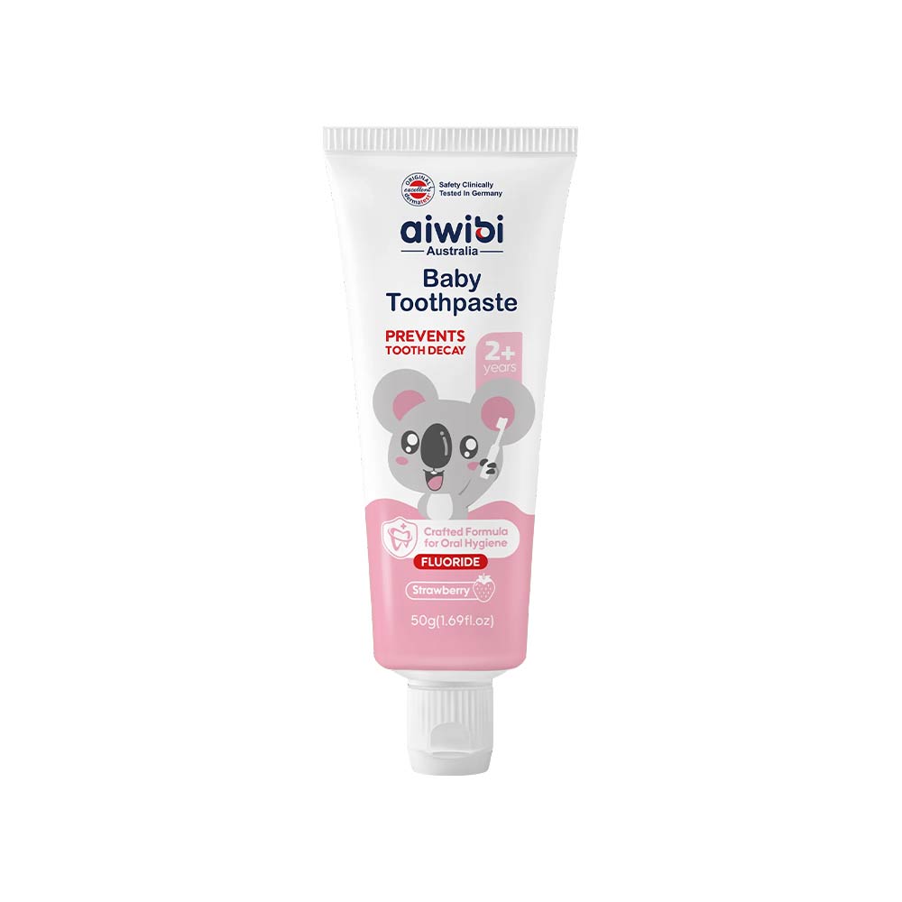 Aiwibi Baby Toothpaste Strawberry Flavor (2Yrs+) 50g