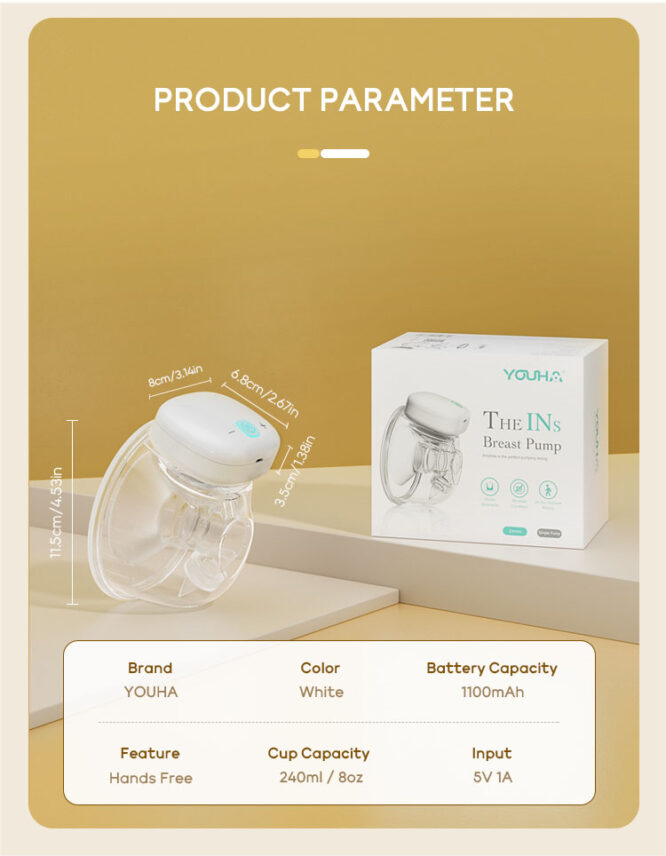 Youha The INs Wearable Breast Pump 240ml