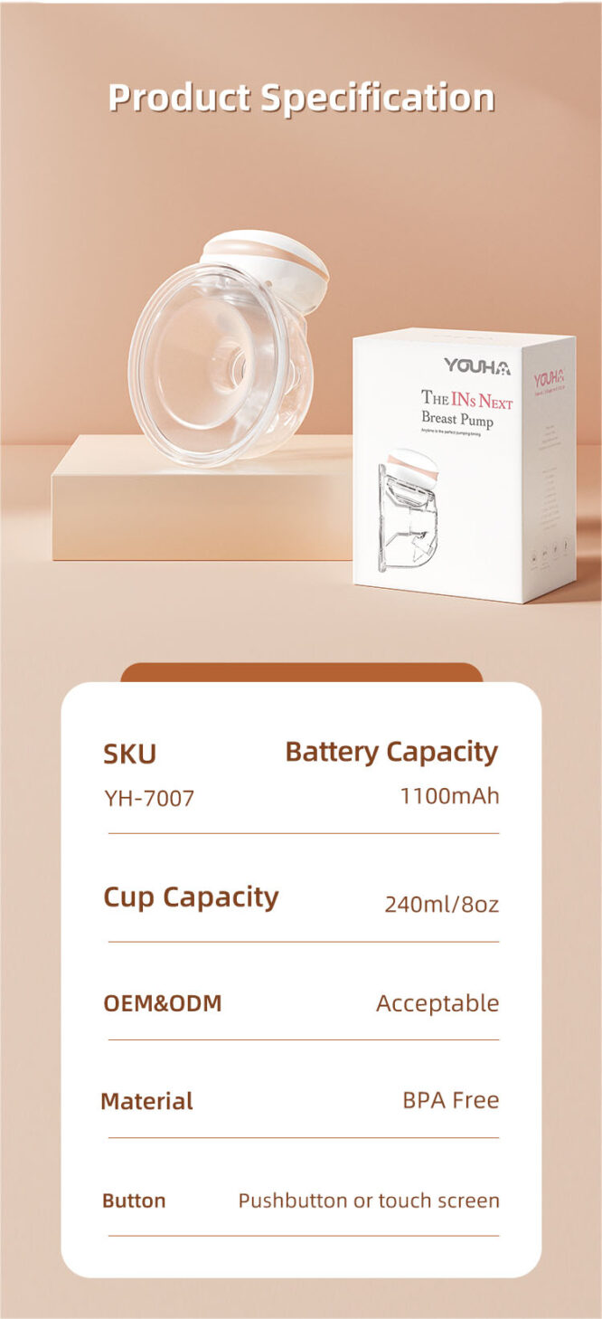 Youha The INs Next Wearable Breast Pump 240ml