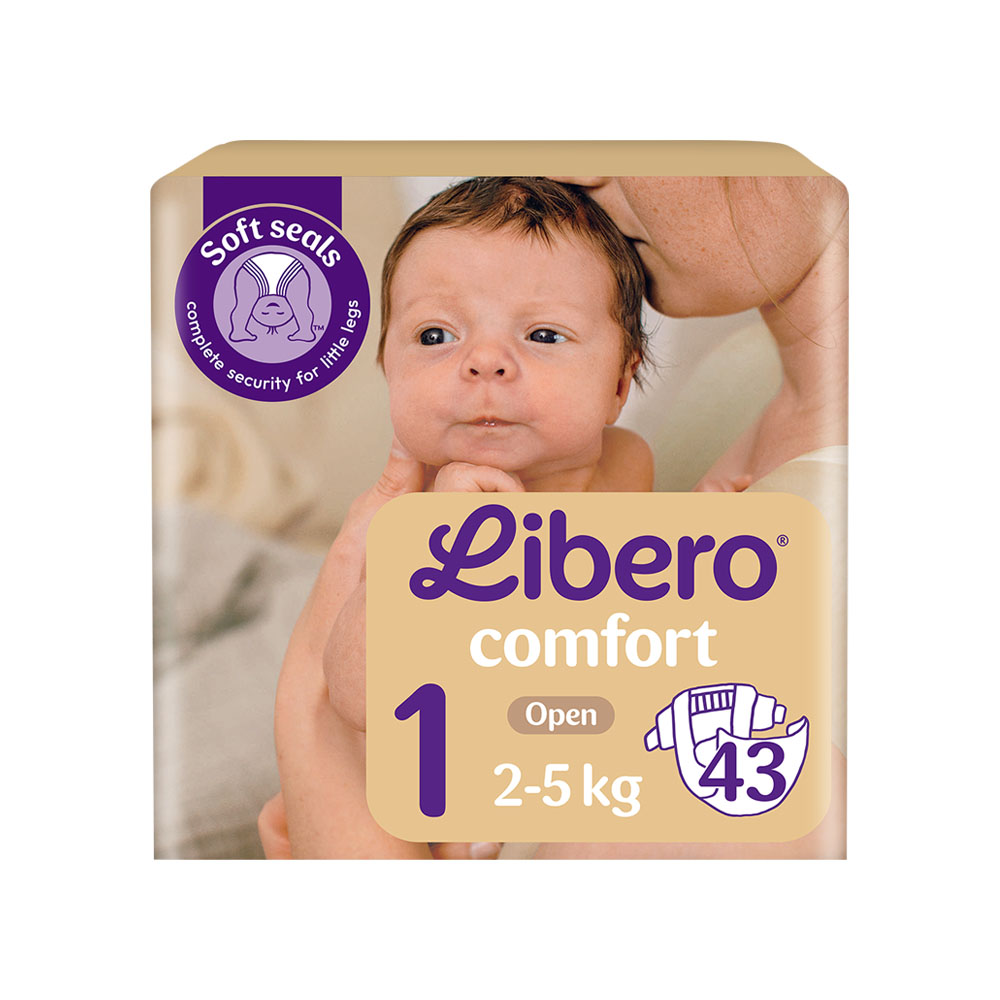 Libero Comfort Size 1 (2-5kg) 43 Diapers