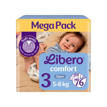 Libero Comfort Size 3 (5-8kg) 76 Diapers *Mega Pack