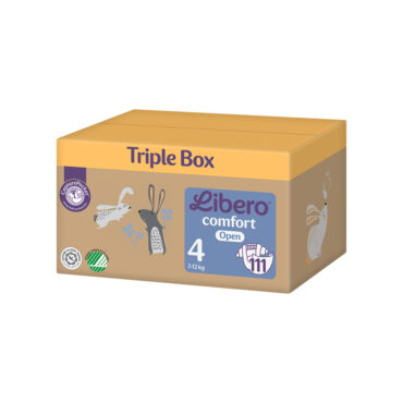 Libero Comfort Size 4 (7-14kg) 111 Diapers *Triple Box