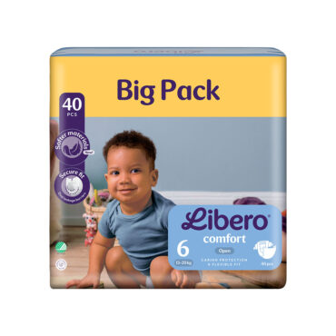 Libero Comfort Size 6 (13-20kg) 40 Diapers *Big Pack