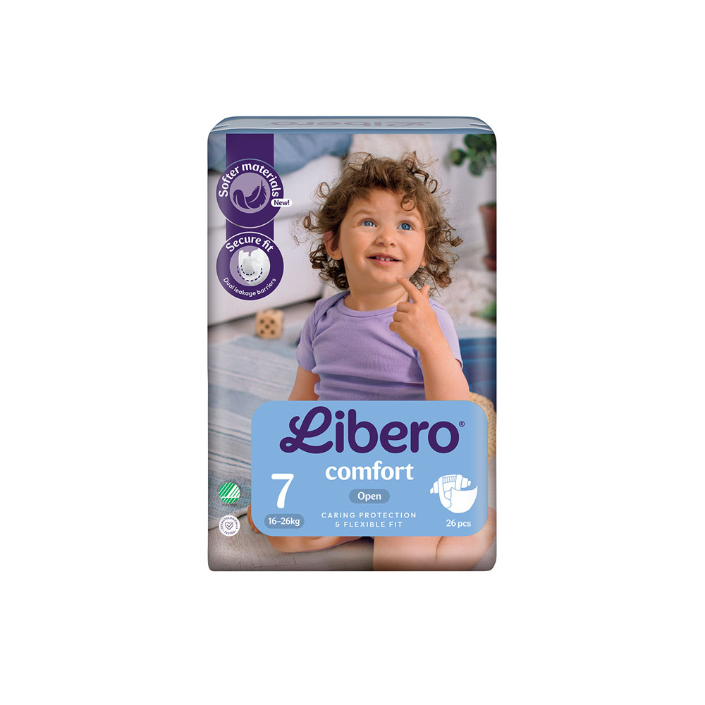 Libero Comfort Size 7 (16-26kg) 26 Diapers