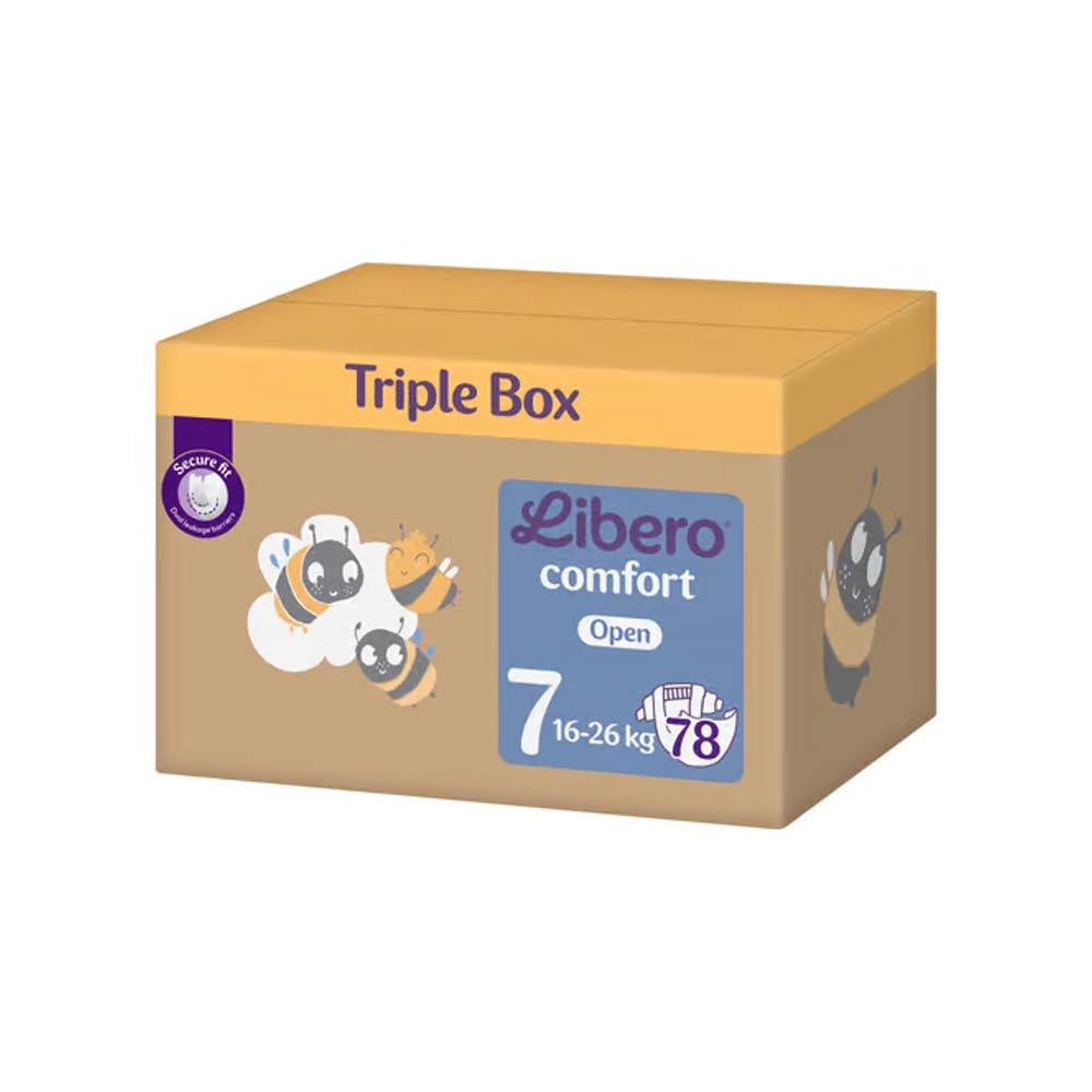 Libero Comfort Size 7 (16-26kg) 78 Diapers *Triple Box