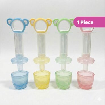Mumlove Push-Pull Medicine Dropper Feeder | Mix Color - 1 Piece