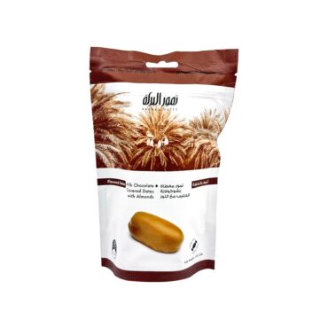 Baraka Dates Pouch - Khudri Dates with Milk Chocolate & Almond 125g