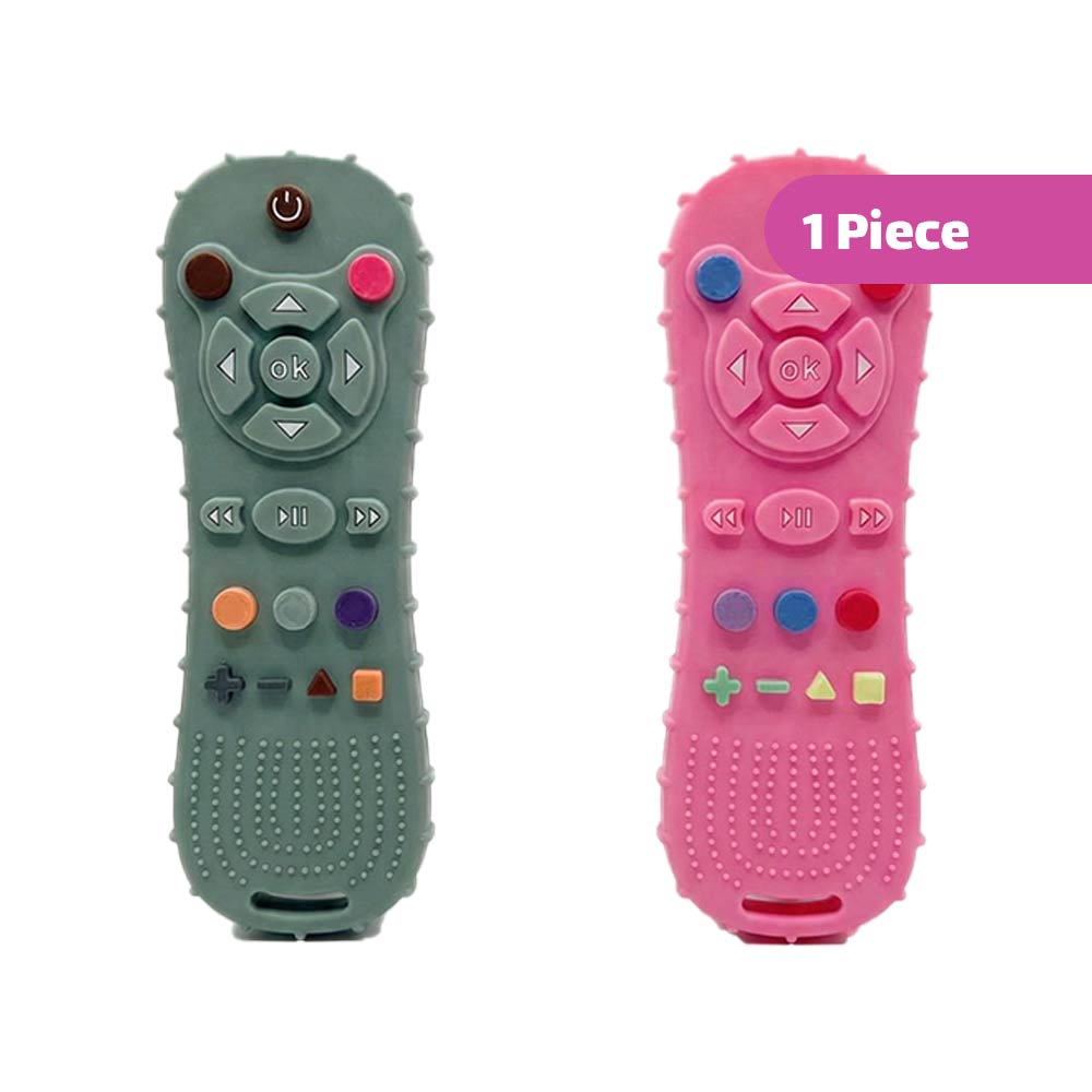 Mumlove Baby Remote Shape Teether| Mix Color - 1 Piece
