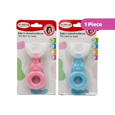 Mumlove Baby U-Shaned Toothbrush | Mix Color - 1 Piece