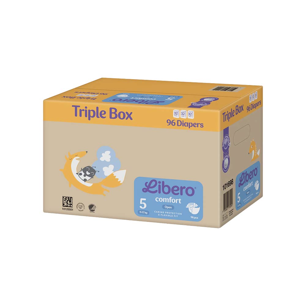 Libero Comfort Size 5 (11-17kg) 96 Diapers *Triple Box