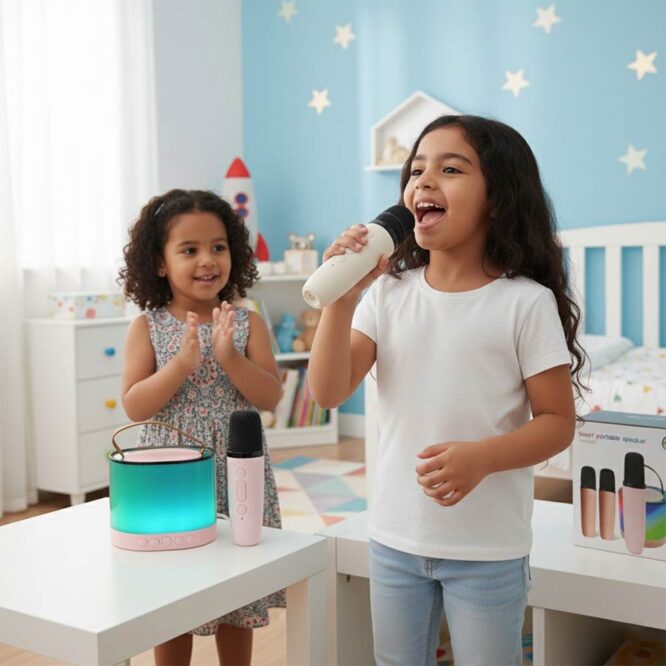 Musical Dual Microphone for Kids