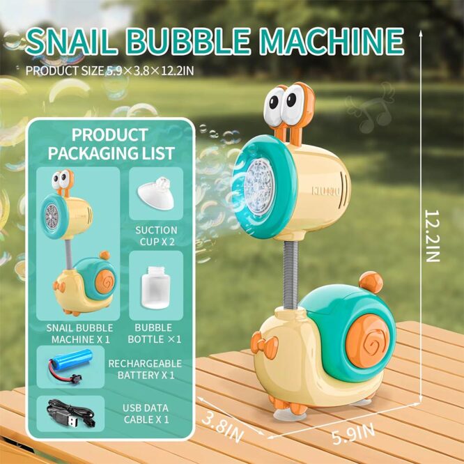 Bubble Machine Gun - Yellow Snail