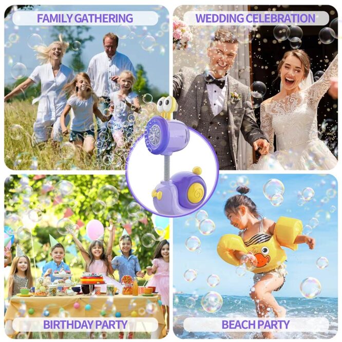 Bubble Machine Gun - Purple Snail