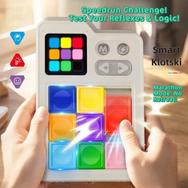 Electronic Klotski Sliding Block Puzzle