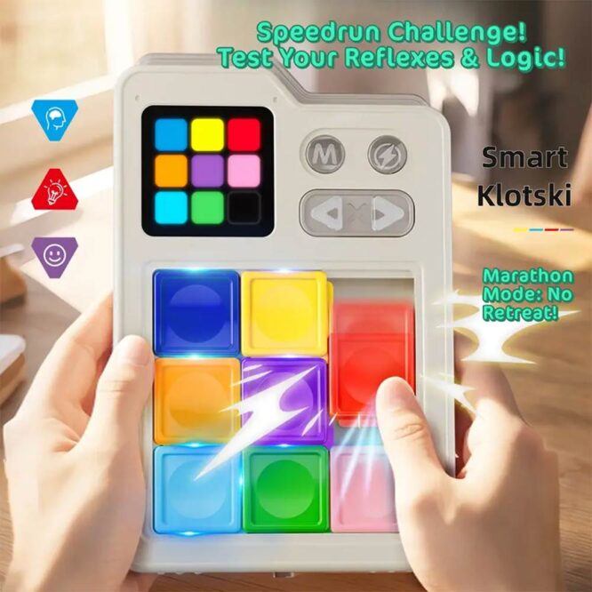 Electronic Klotski Sliding Block Puzzle