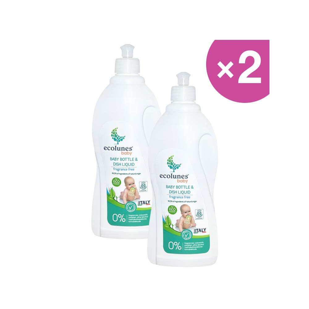 Ecolunes Baby Bottle & Dish Liquid 750ml | Pack of 2
