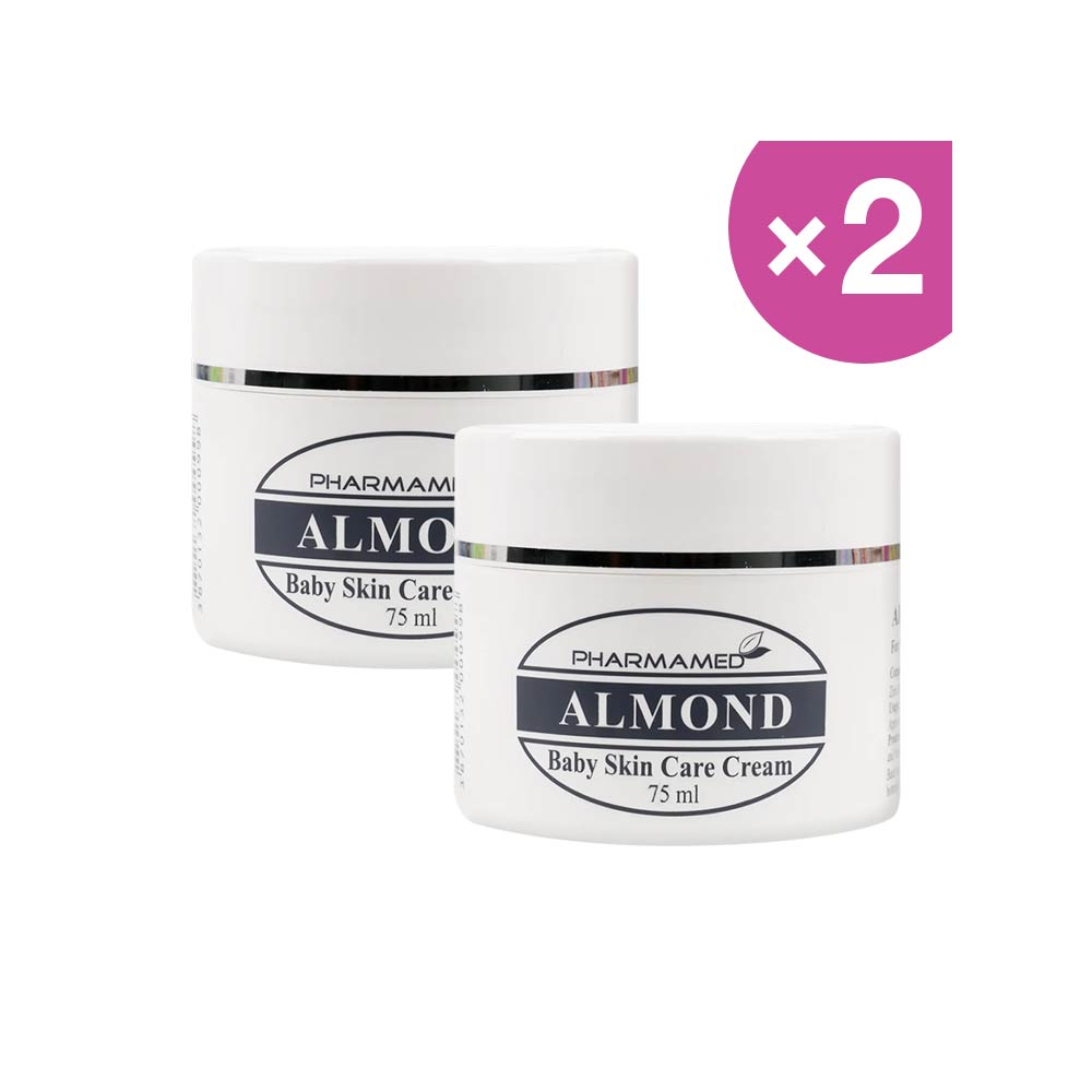 Pharmamed Almond Baby Skin Care Cream 75ml | Pack of 2