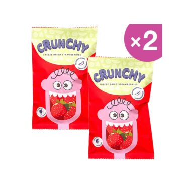 Toot Crunchy Freeze Dried Strawberries 10g | Pack of 2